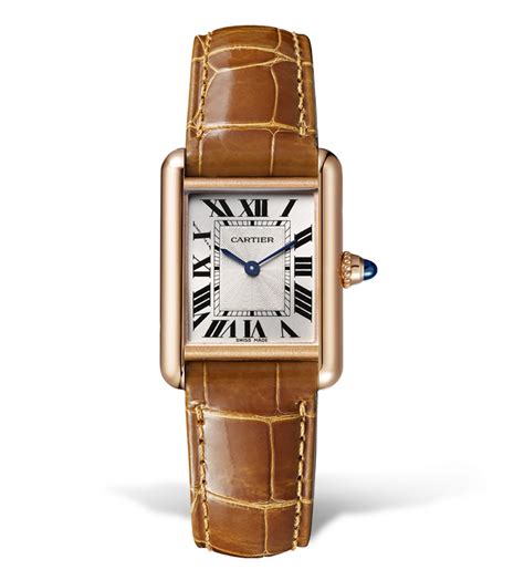 cinturino cartier tank donna|cartier leather tank watch.